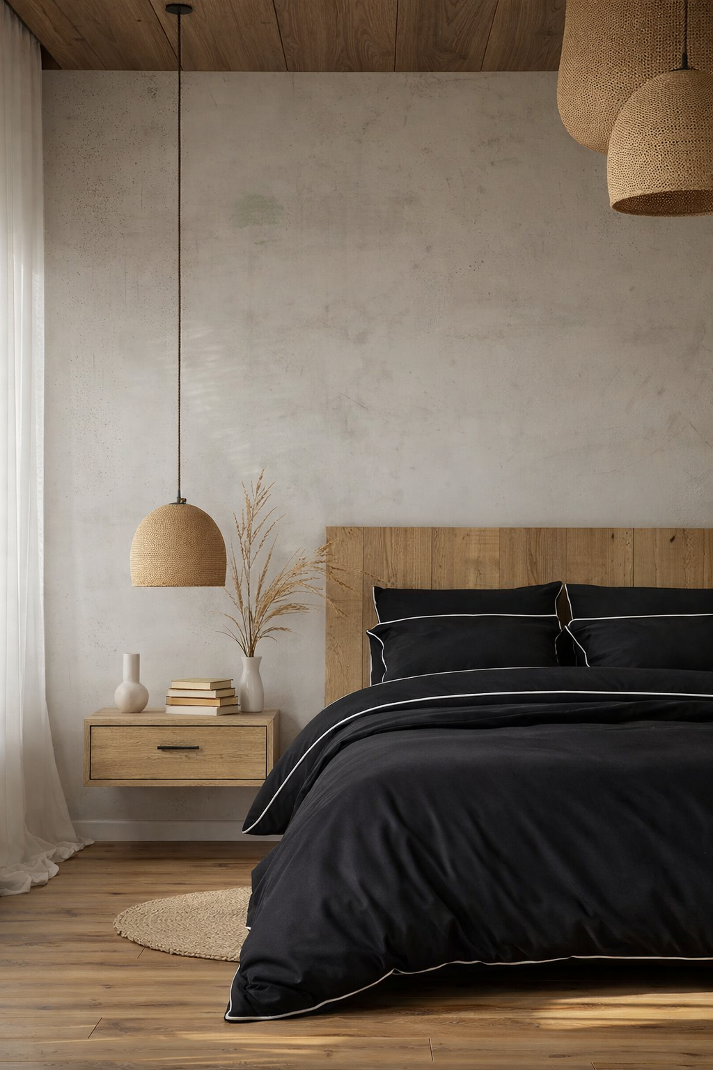 Blue Linen Douvet
