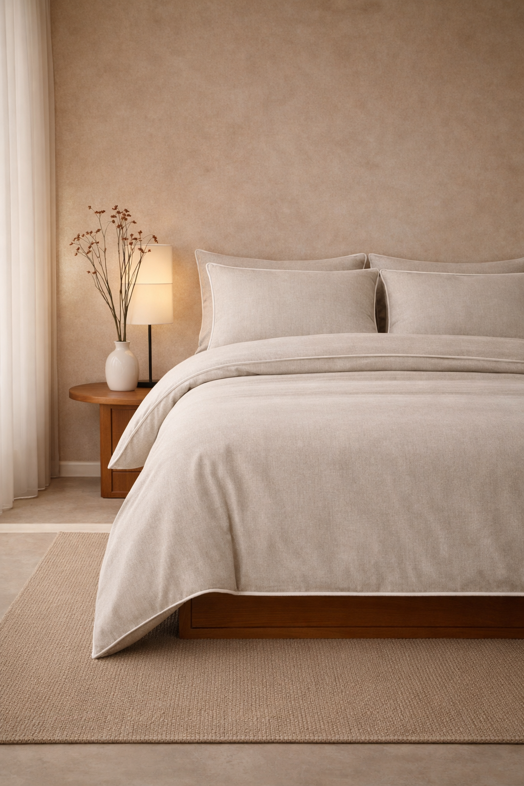 Natural Linen Douvet