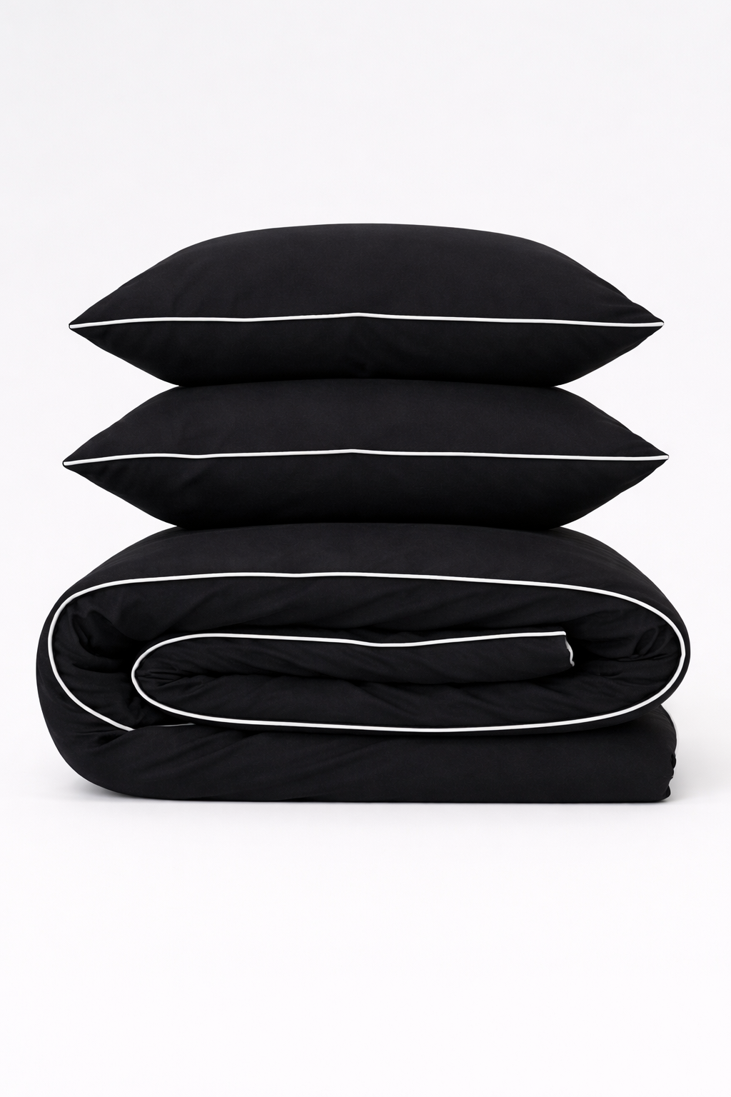 Black Linen Douvet