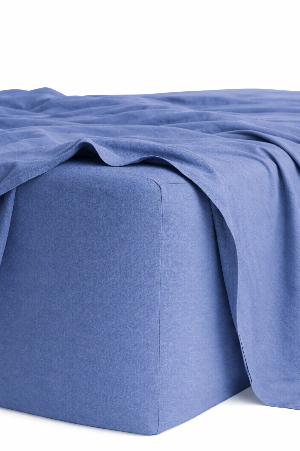 Blue Linen Flatsheet