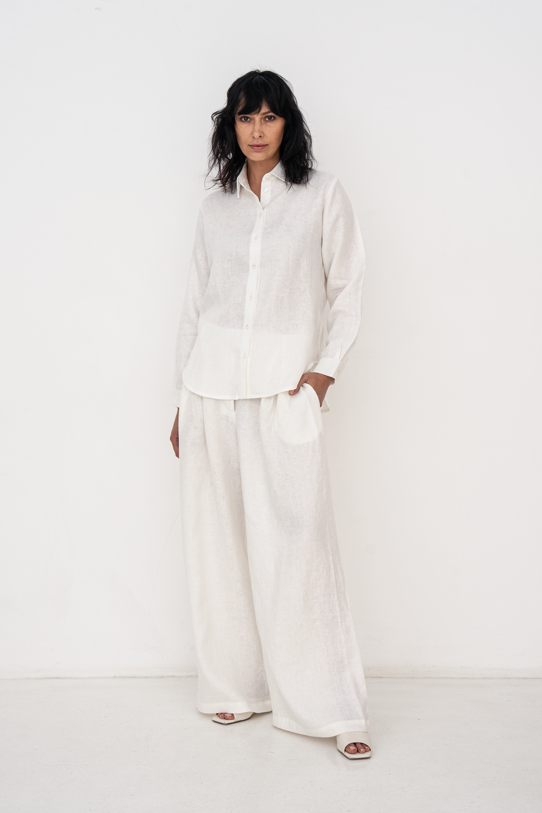 Salma Pants - White