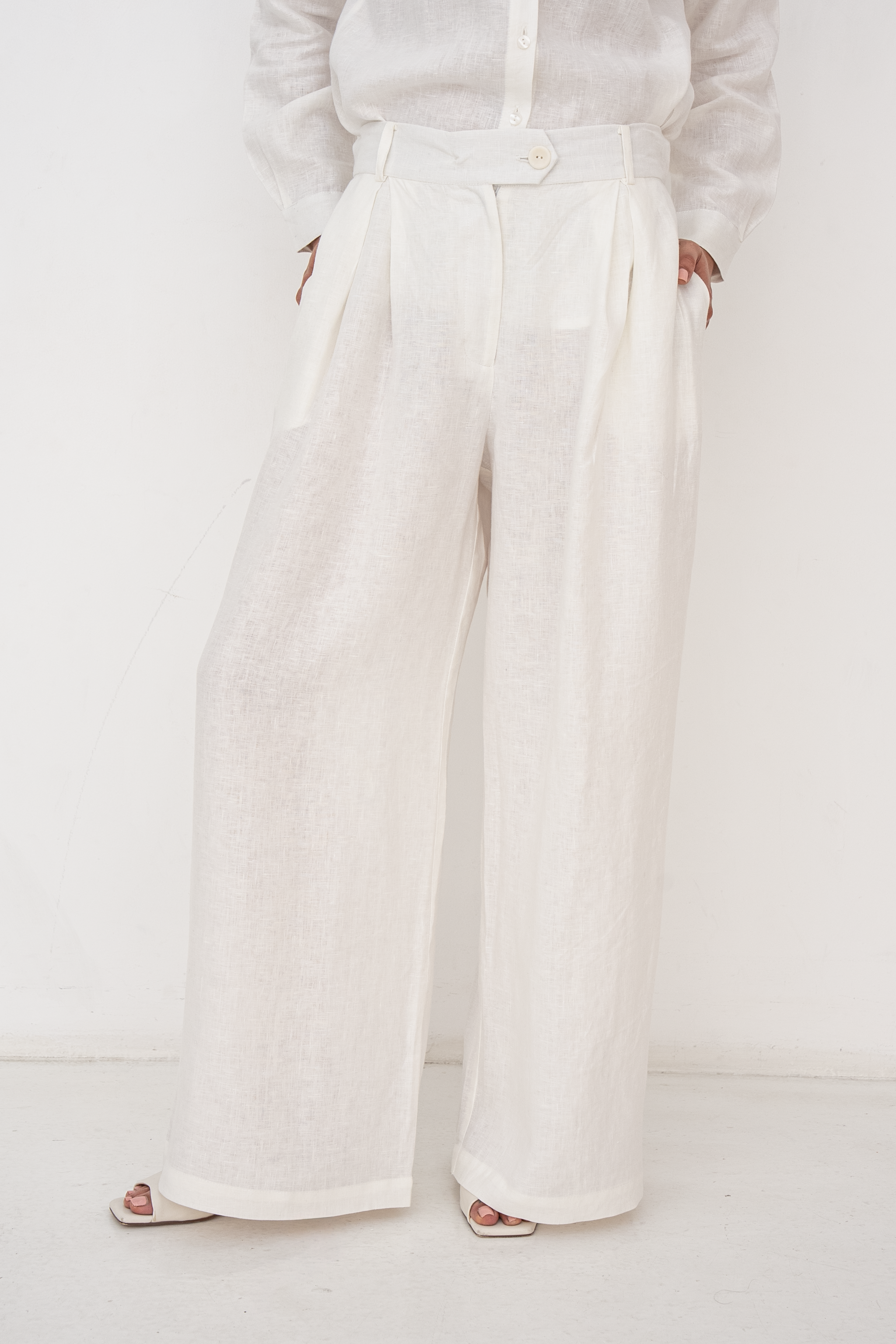 Salma Pants - White