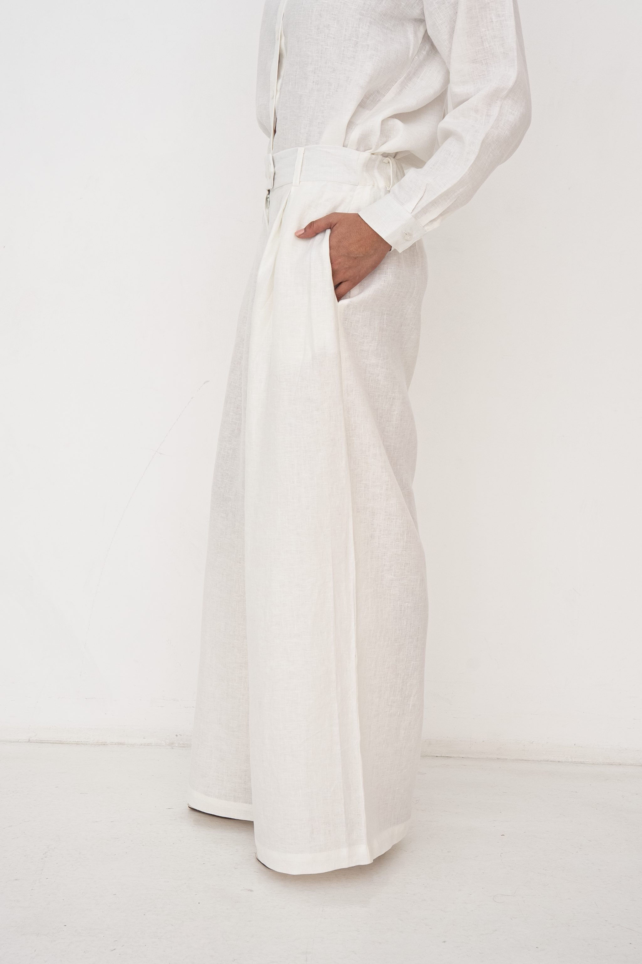 Salma Pants - White