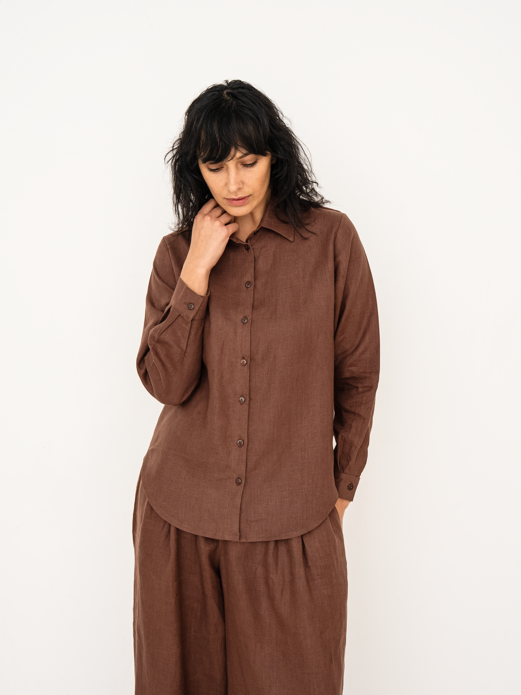 Salma Shirt - Brown