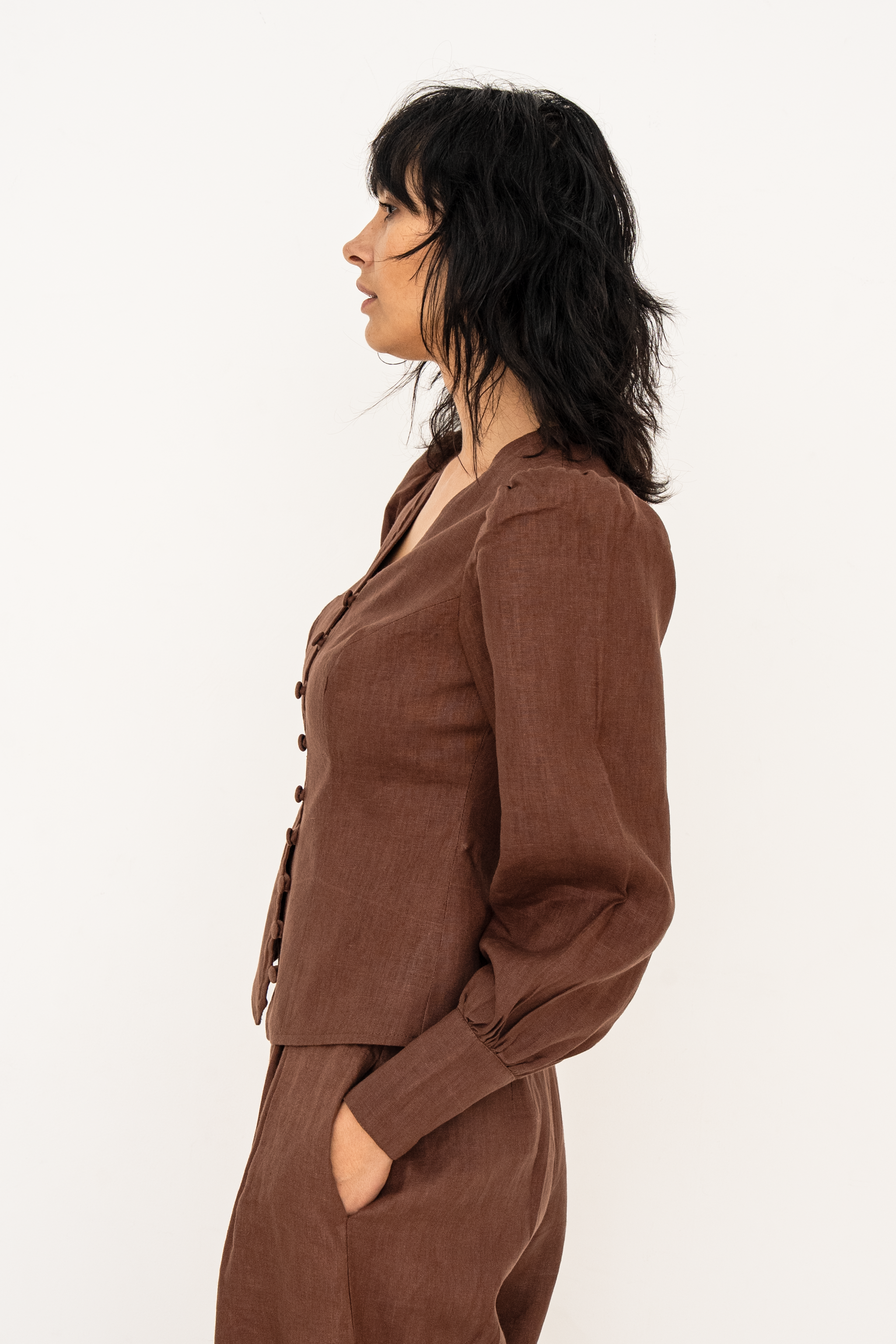 Karina Blouse - Blue