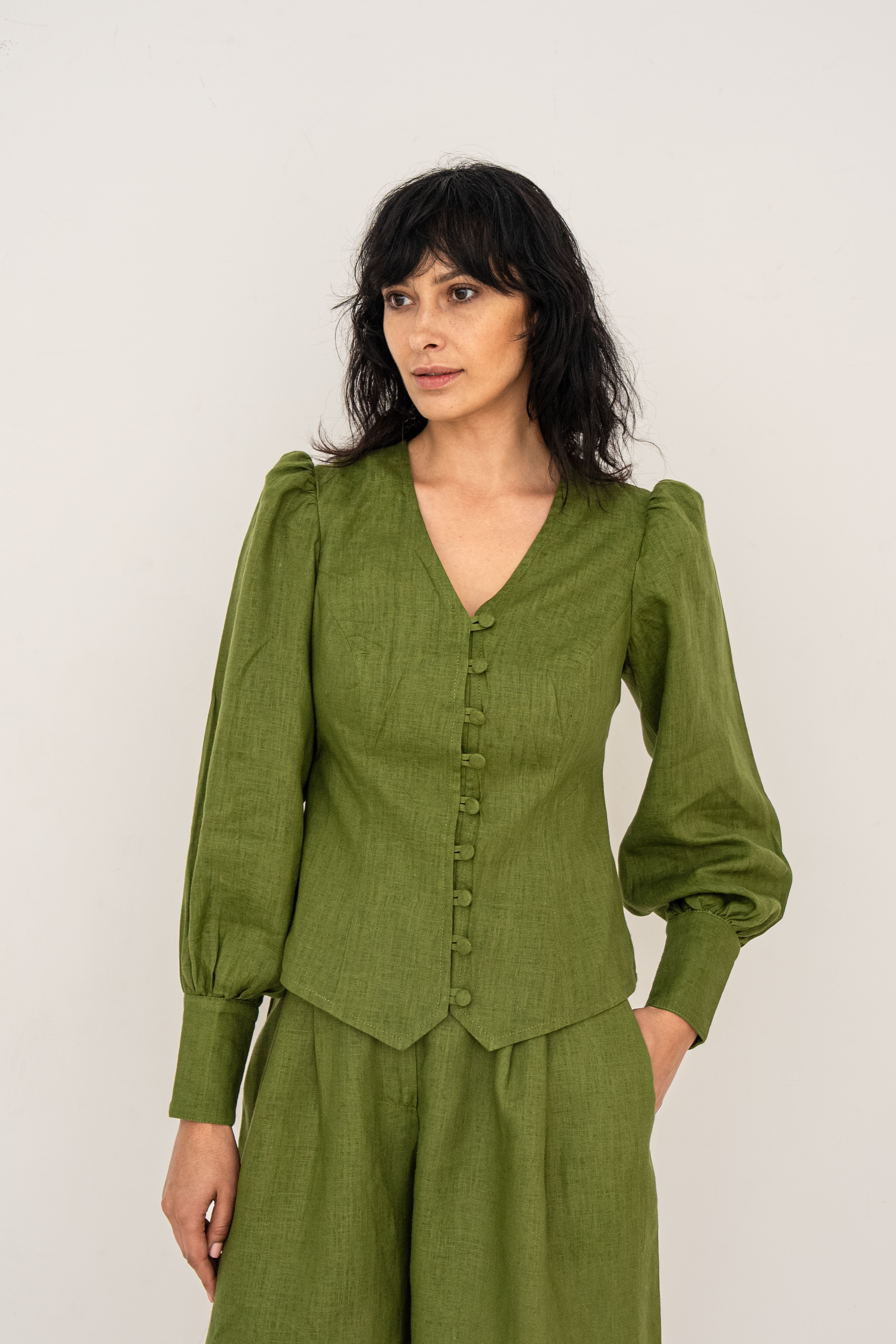 Karina Blouse - Green