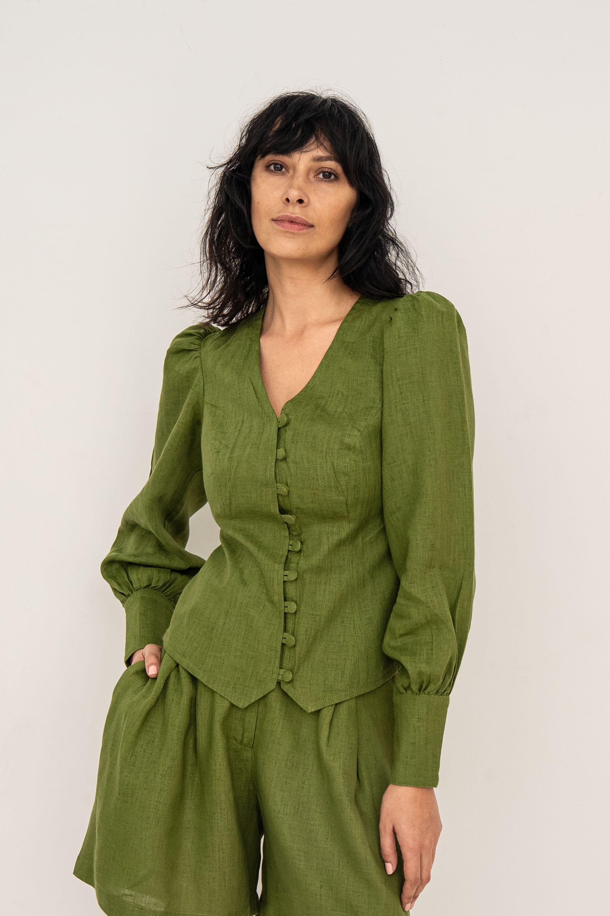 Karina Blouse - Blue