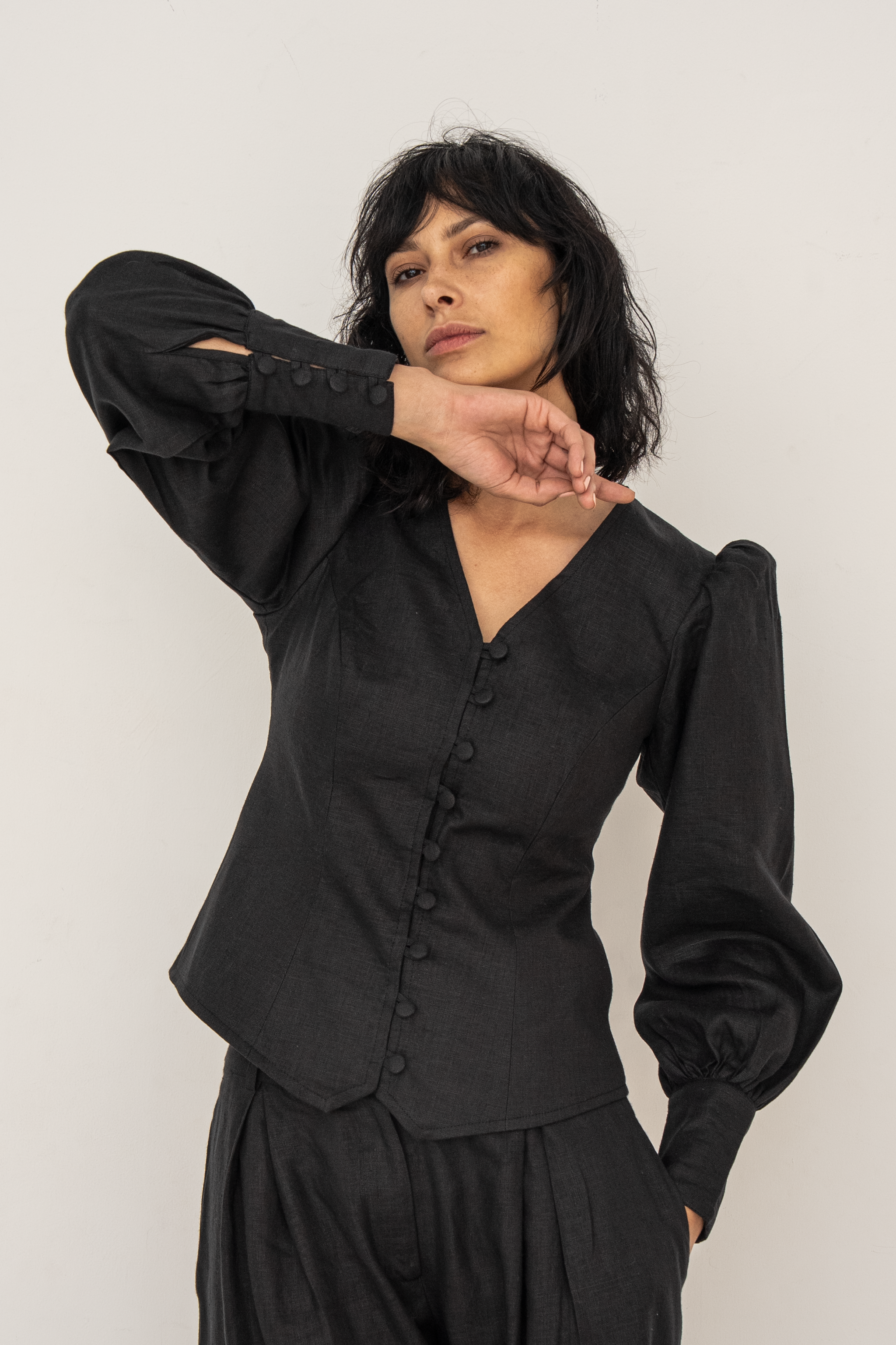 Karina Blouse - Blue