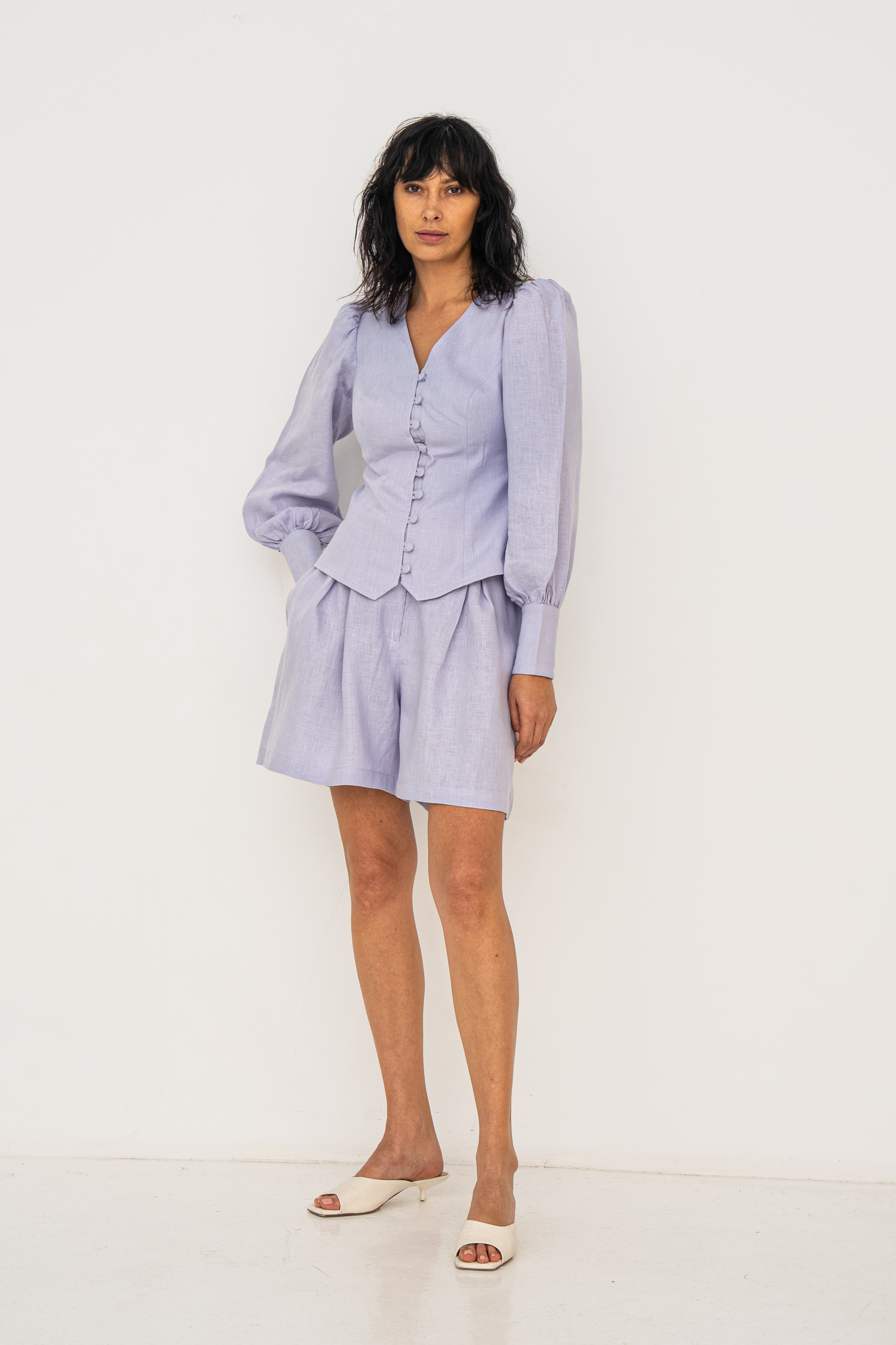 Salma Shorts - Lilac