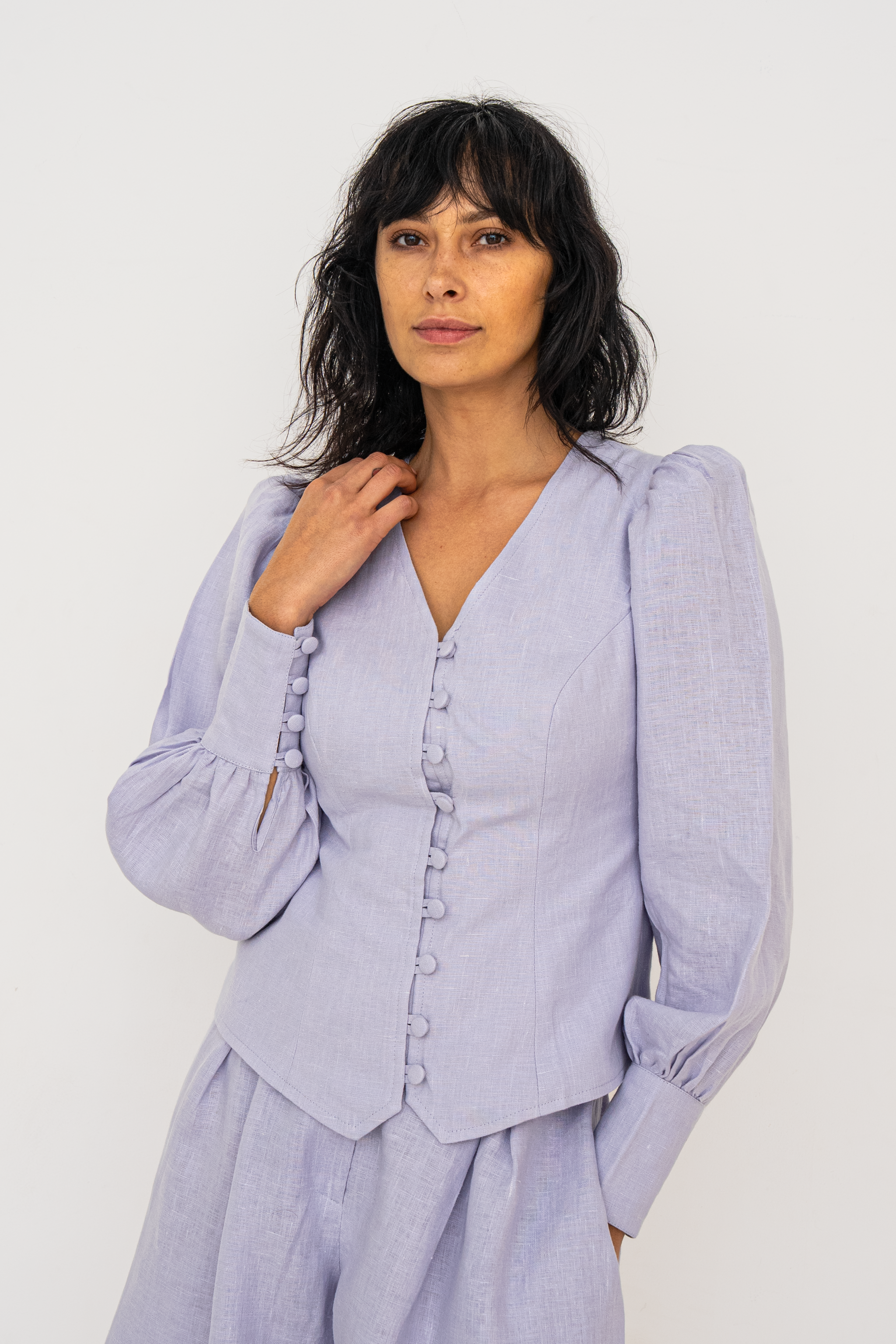Karina Blouse - Blue