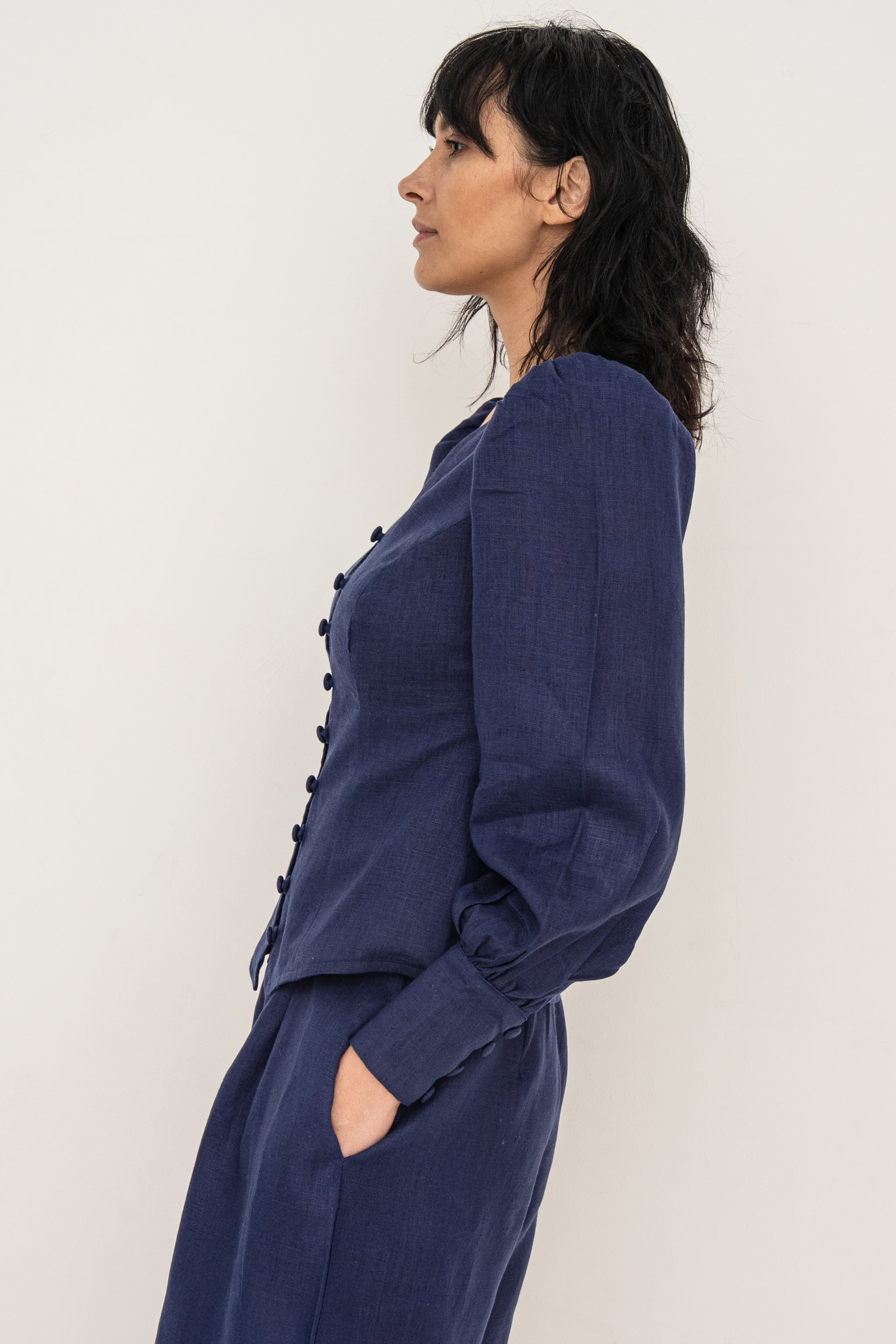 Karina Blouse - Blue