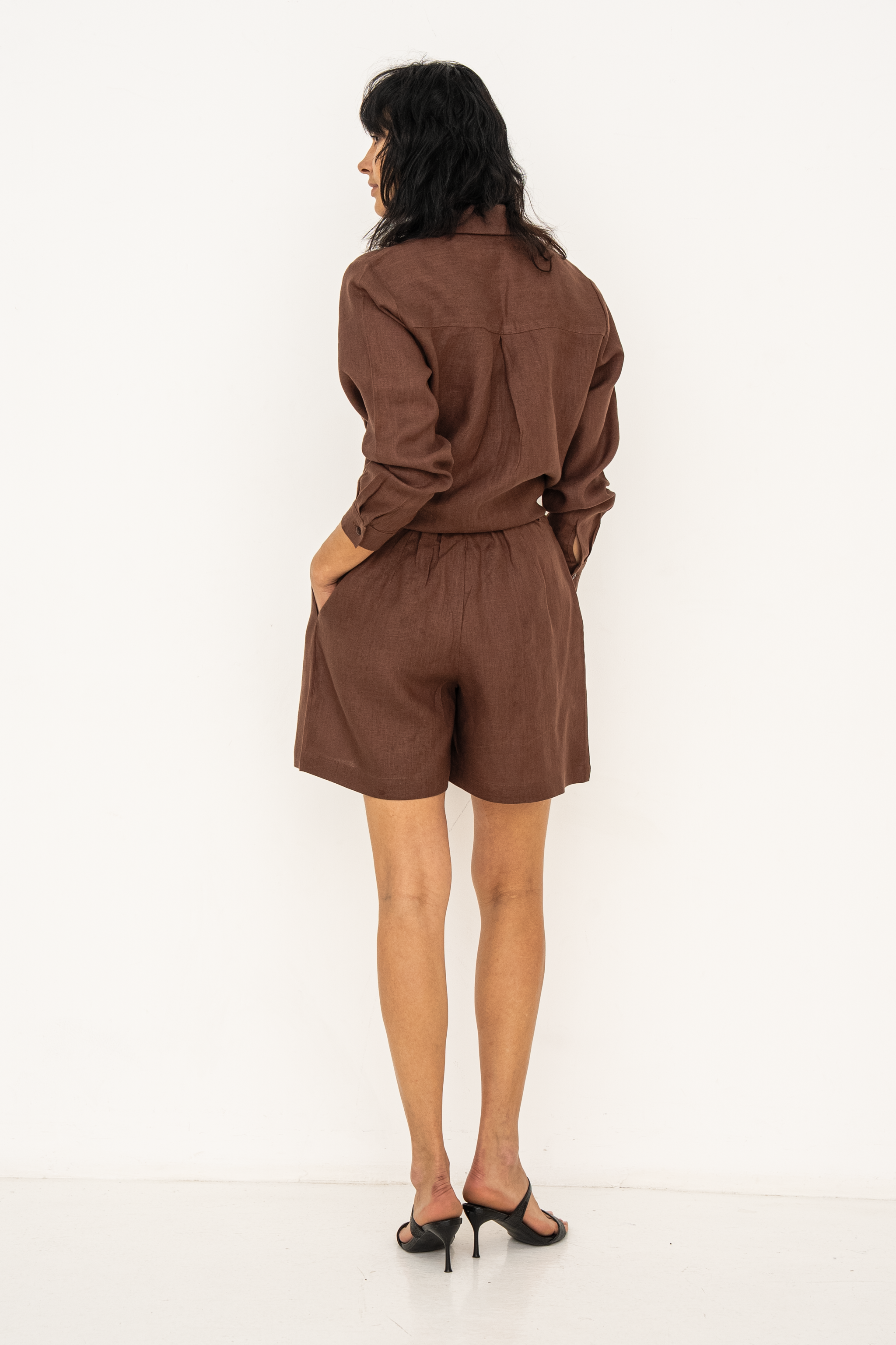 Salma Shorts - Brown