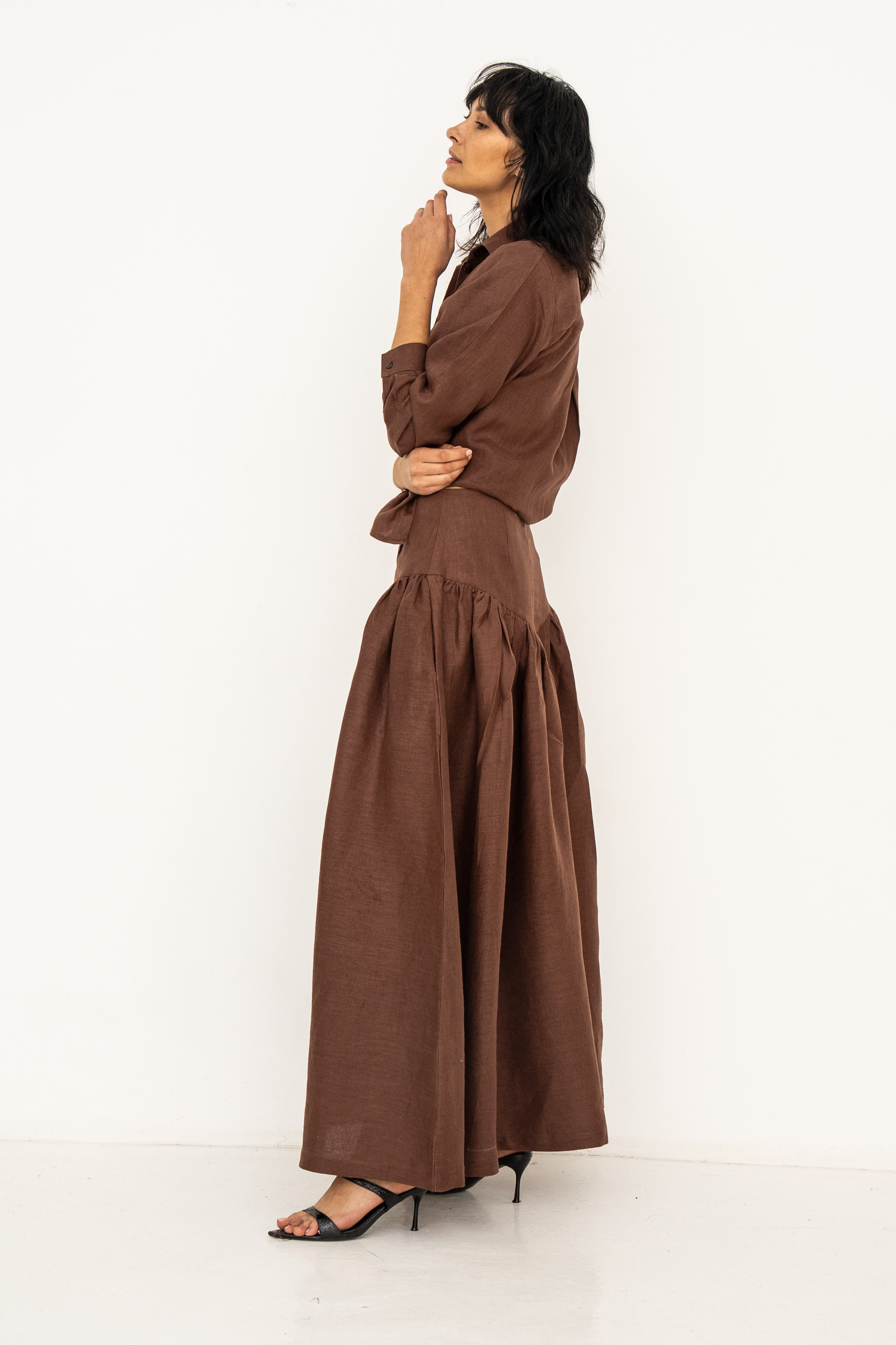 Farah Skirt - Brown
