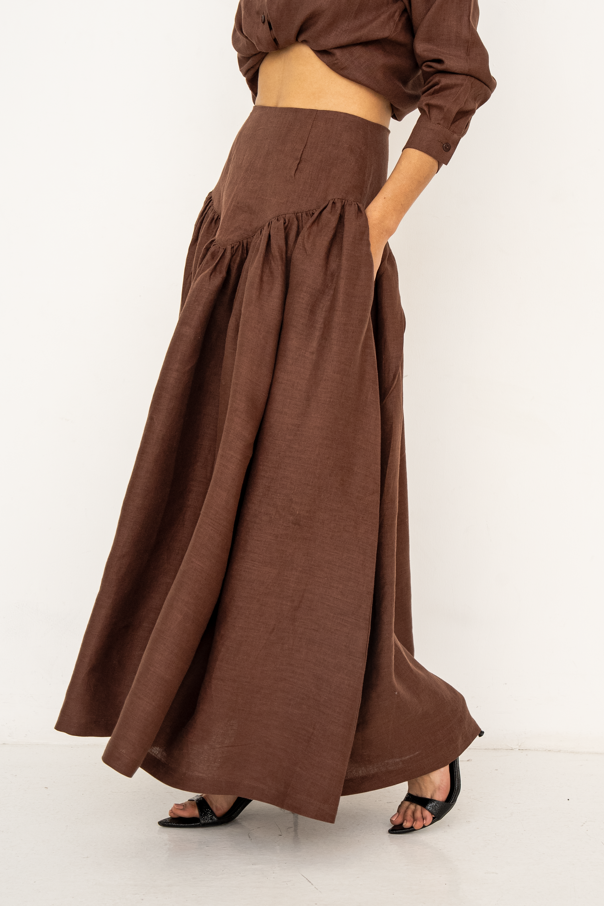 Farah Skirt - Brown