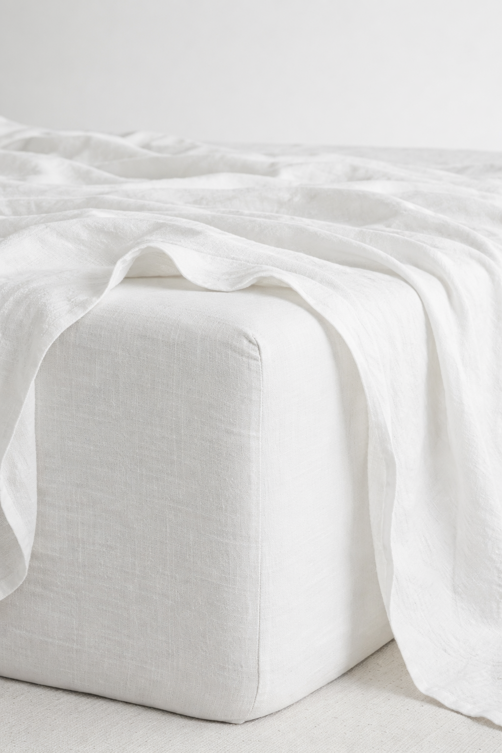 Blue Linen Flatsheet