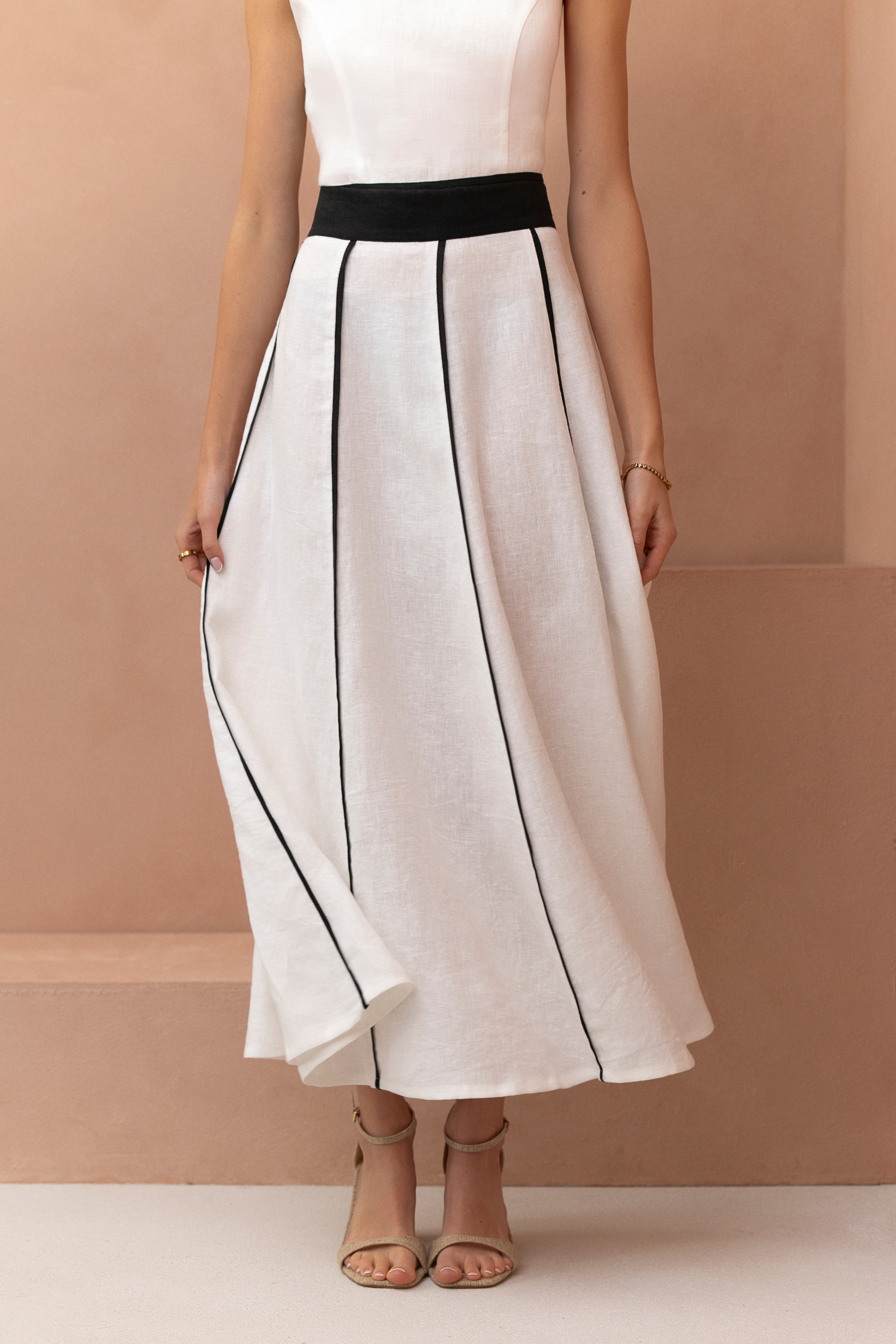 Serena Skirt - White