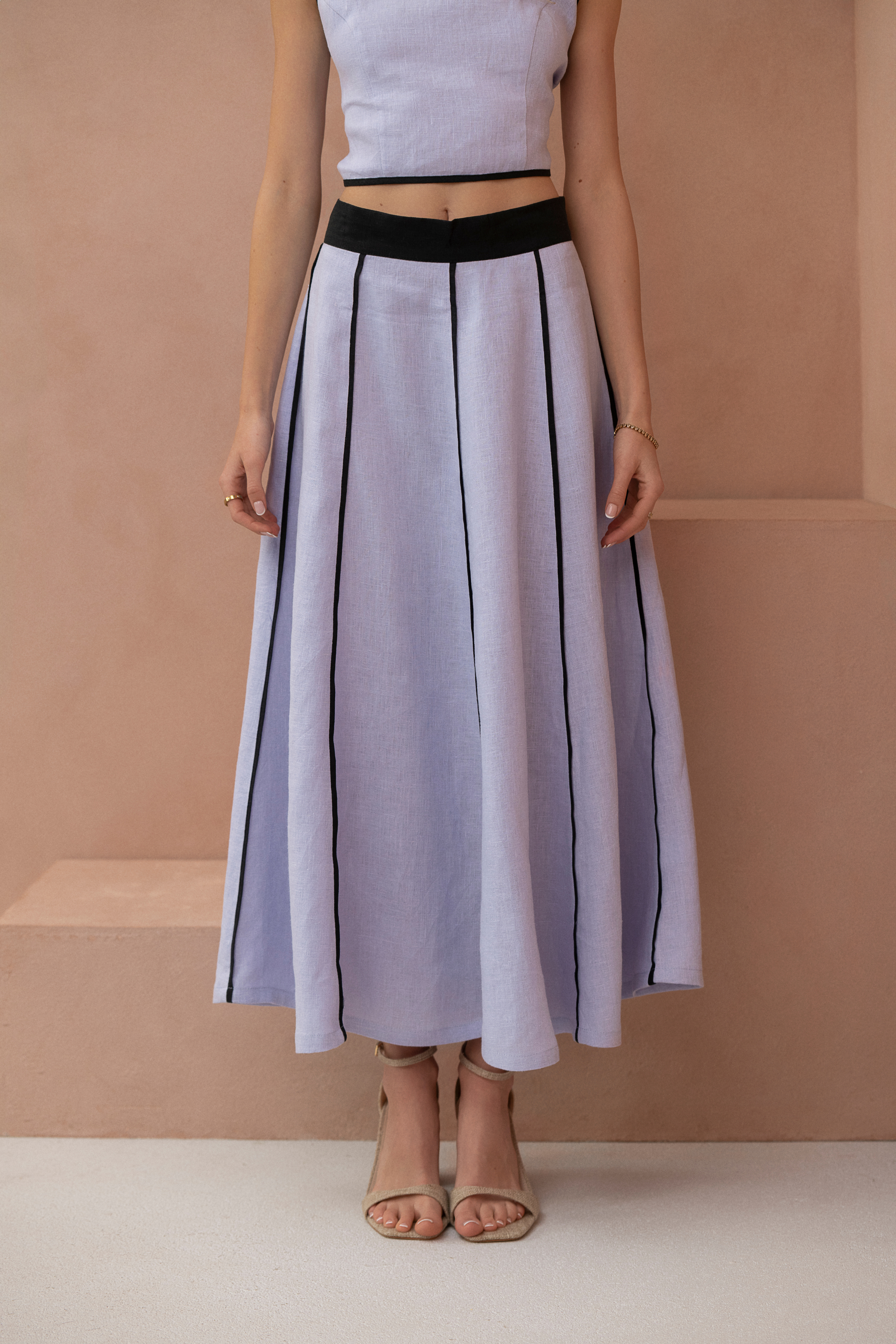 Serena Skirt - Lilac