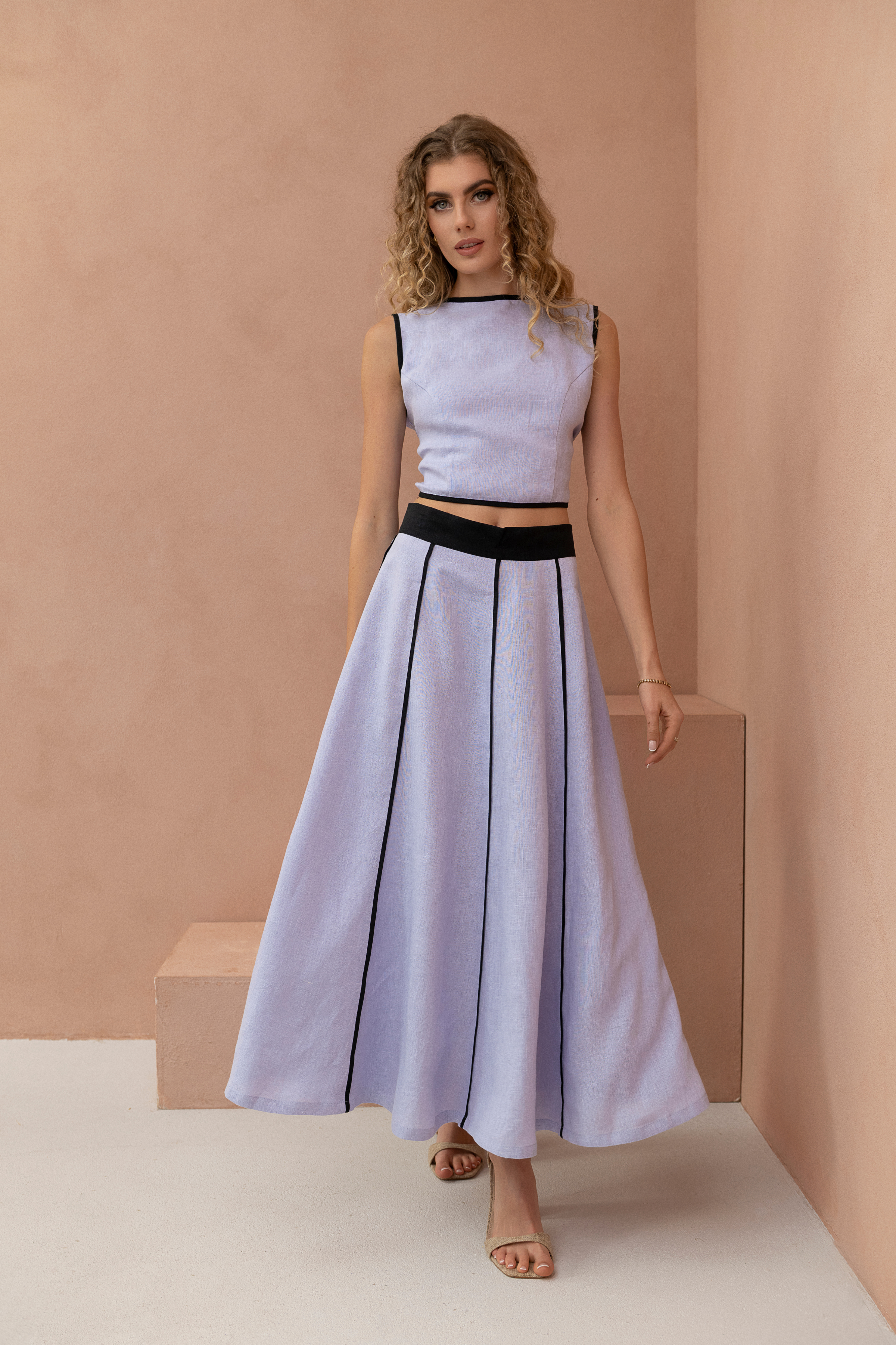 Serena Skirt - Lilac